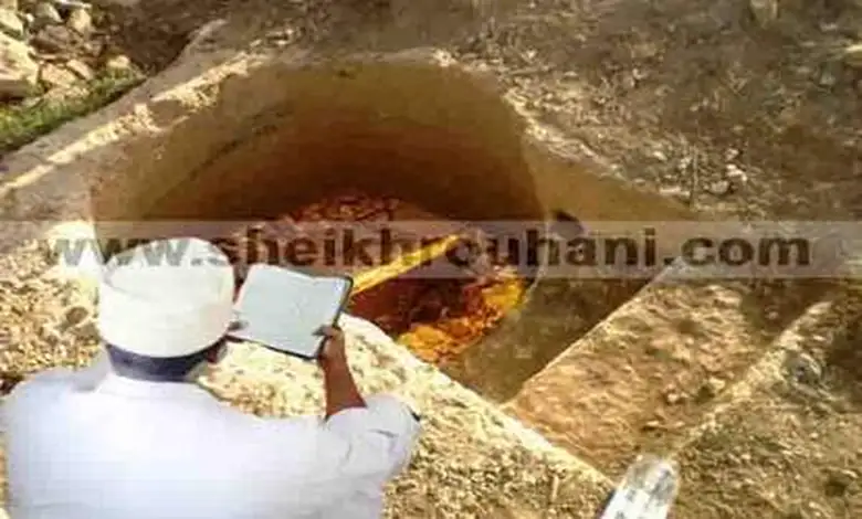 شيخ روحاني يستخرج الكنوز و الدفائن